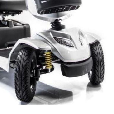 Merits S941A Silverado 4-Wheel Mobility Scooter Tire and Suspension View