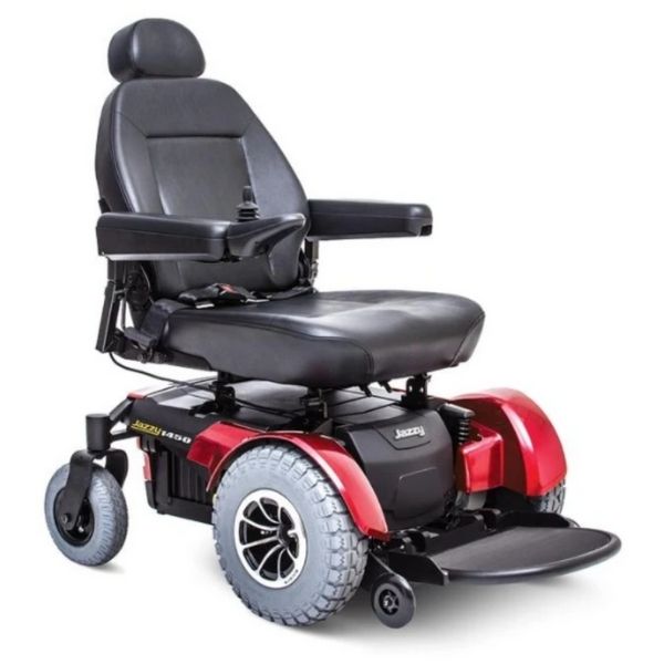 Pride Jazzy 1450 Power Chair Red