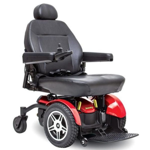 Pride Jazzy Elite 14 Front Wheel Drive Power Chair Red Front View