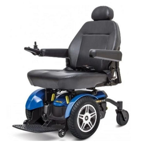 Pride Jazzy Elite 14 Power Wheelchair Blue