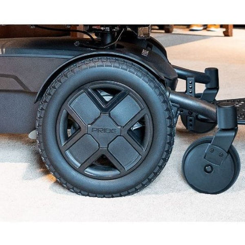 Pride Jazzy EVO 613 Power Wheelchair Wheel View