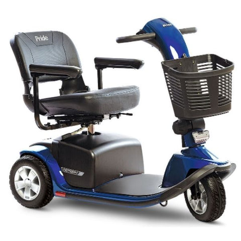 Pride Victory 10 3-Wheel Scooter SC610 Blue Side View