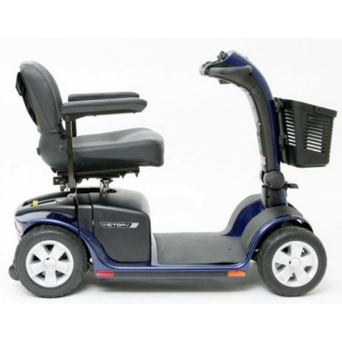 Pride Victory 10 4-Wheel Power Scooter SC710 Blue Side View