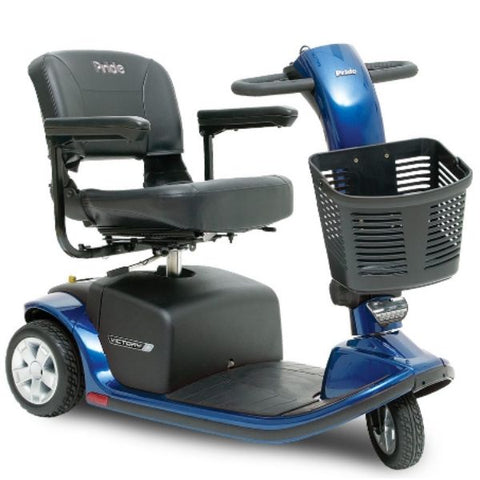 Pride Victory 9 3-Wheel Mobility Scooter Blue