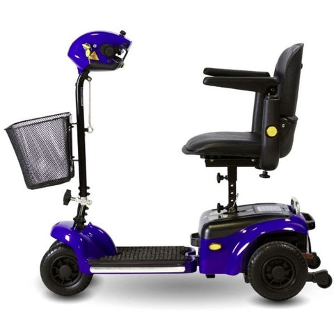 Shoprider Scootie 4-Wheel Mobility Scooter TE-787NA Blue Side View