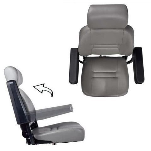 Zip'r Mobility Breeze 3 Mobility Scooter Folding Armrests and Plush Seat