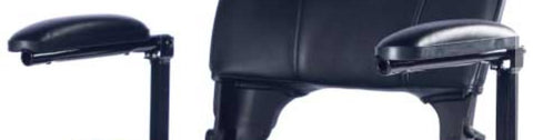 Zip'r Roo 4 Wheel Mobility Travel Scooter Padded Armrests