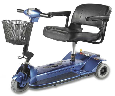 Zip'r Xtra 3-Wheel Travel Mobility Scooter Blue Color View