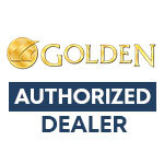 Golden Authorized Dealer Badge