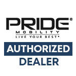 Pride Mobility Authorized Dealer Badge