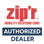 Zipr Mobility Authorized Dealer Badge