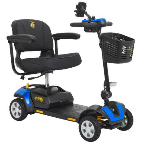 Golden Technologies Buzzaround XLS-HD 4-Wheel Mobility Scooter GB124A-SHZ Blue Color