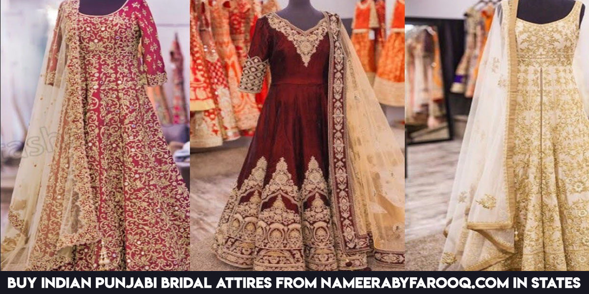 Buy Indian Punjabi Bridal Attires from Nameerabyfarooq in USA – Nameera ...