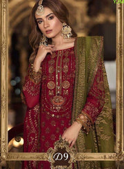 maria b red suit