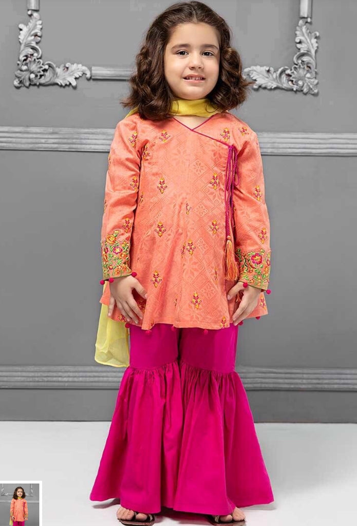 angrakha style frock for baby girl