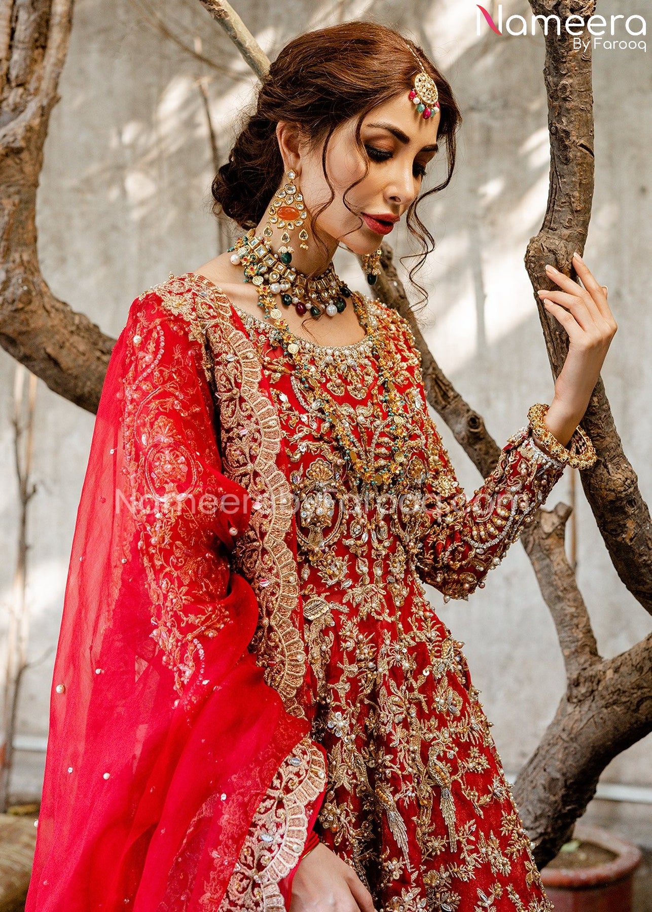 Asian Wedding Dress Designer Frock and Lehenga Online – Nameera by Farooq