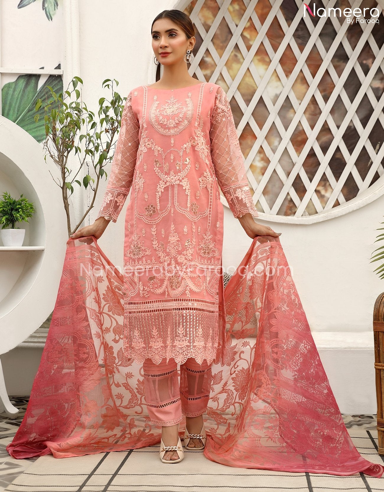 Pakistani Eid Dresses 2021 Latest Eid Dresses Online Nameera By Farooq 