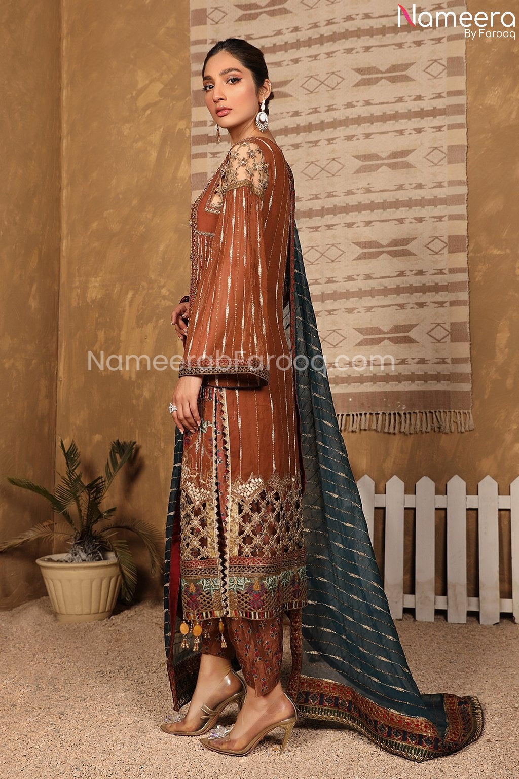 Pakistani Eid Dresses 2021 Latest Eid Dresses Online Nameera By Farooq 