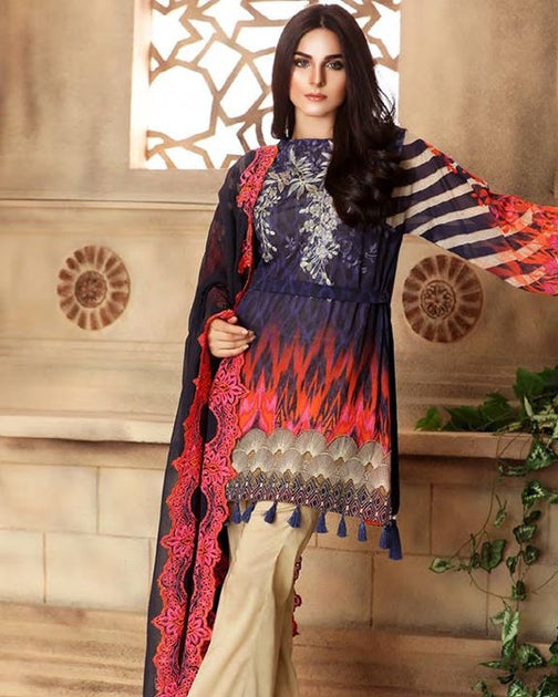 Beutifull linen dress Model #714W – Nameera by Farooq