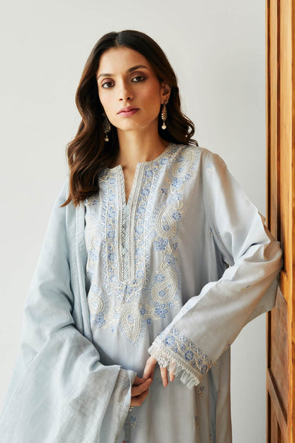 Buy Embroidered Pakistani Salwar Kameez Suit with Dupatta – Nameera by ...