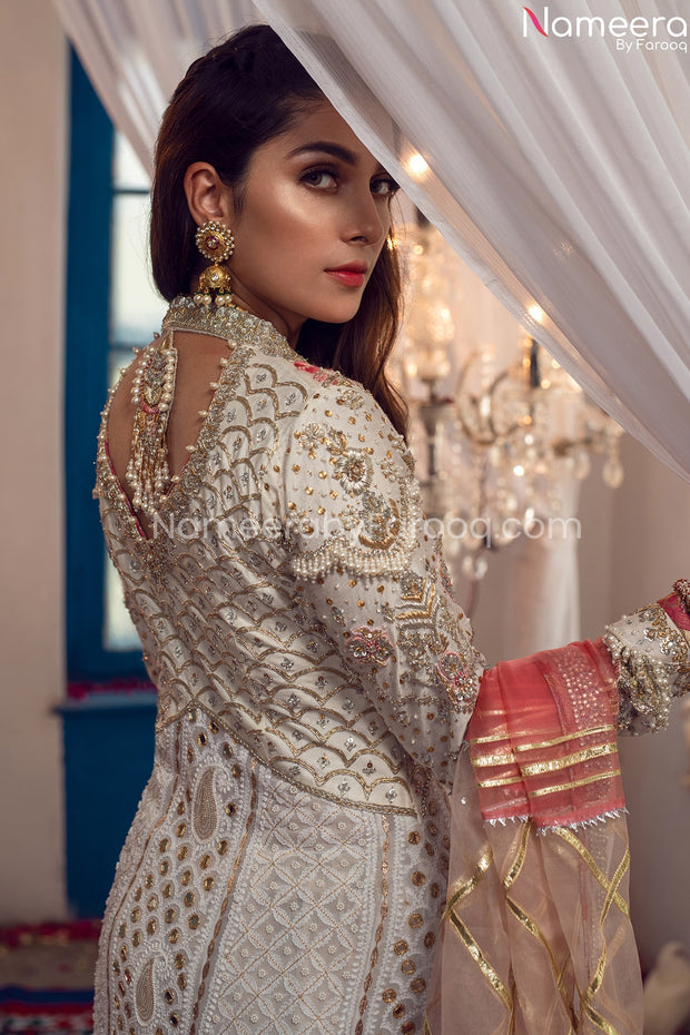 Buy Elegant Latest Pakistani Anarkali Frock For Wedding 2021 – Nameera ...