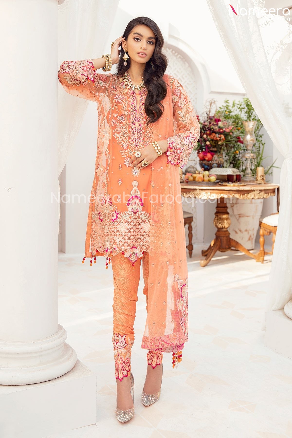 Pakistani Eid Dresses 2021 Latest Eid Dresses Online Nameera By Farooq 