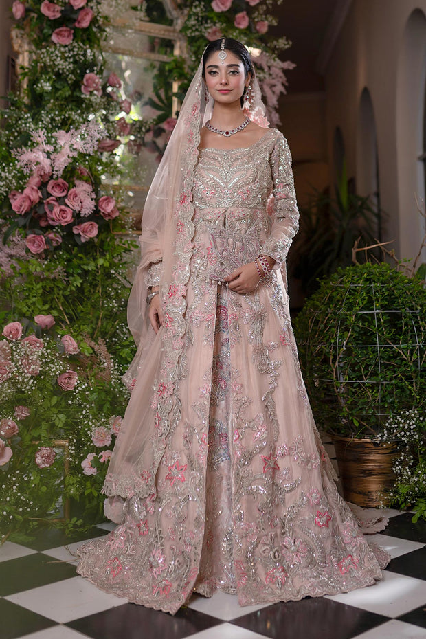 Buy Latest Walima Long Maxi In Pink Color Online Nameera By Farooq 4950