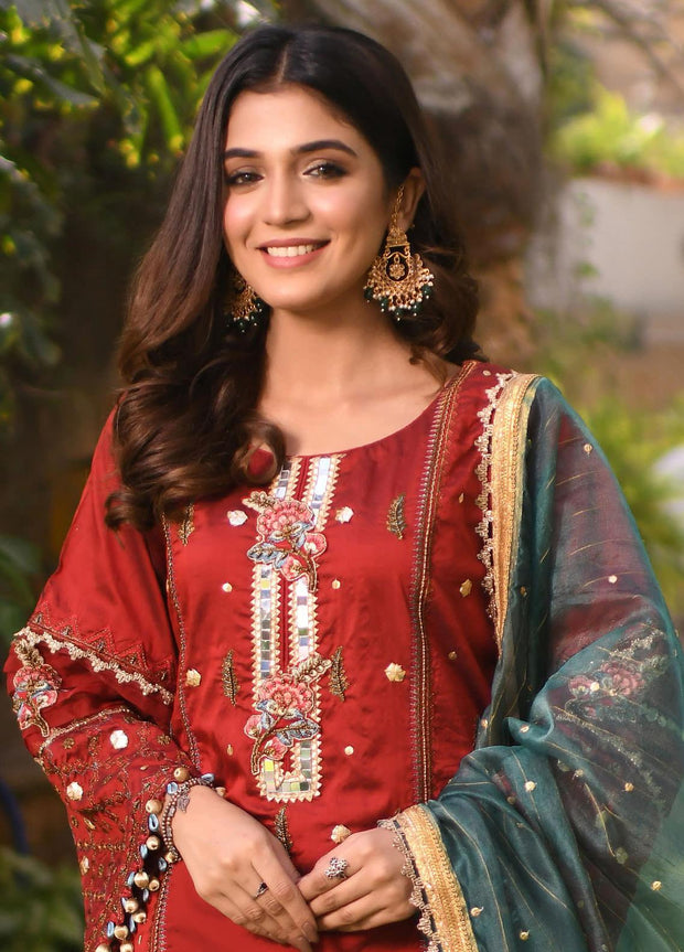 Long Kameez Sharara Pakistani Designer Eid Dress Online 2021 – Nameera ...