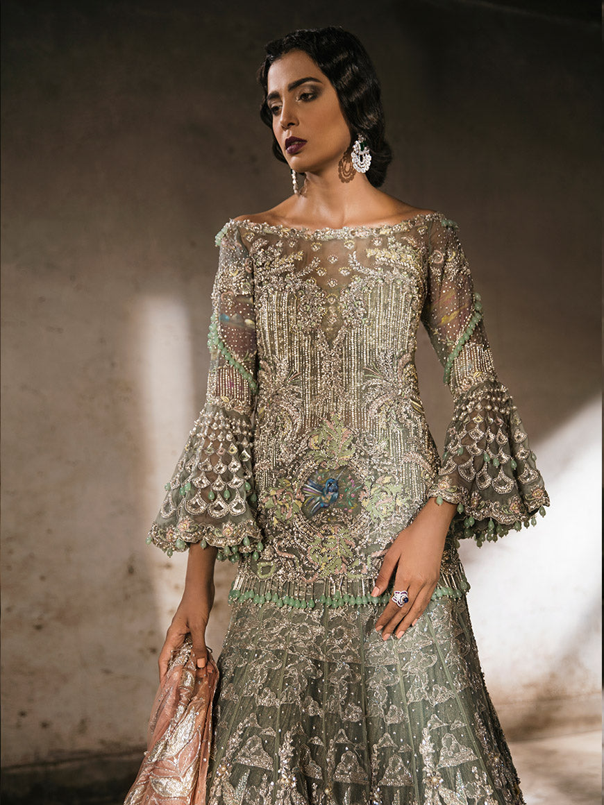 Luxury Walima Outfit for Wedding By Pakistani Designer – Nameera by Farooq