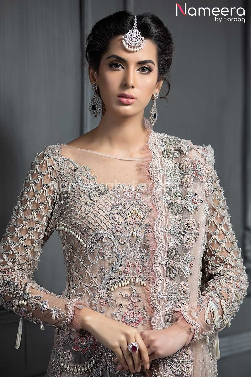 Elegant Pakistani Bridal Lehenga Dress with Shirt Online – Nameera by ...