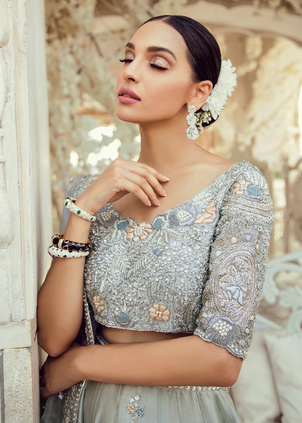 Buy Pakistani Bridal Lehnga Choli Dress for Wedding – Nameera by Farooq