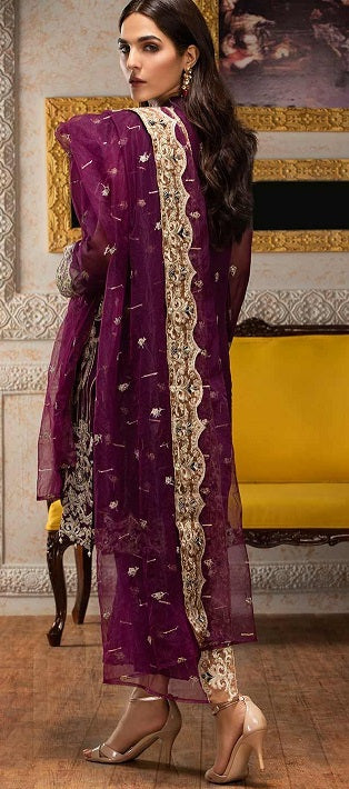 pakistani purple dresses