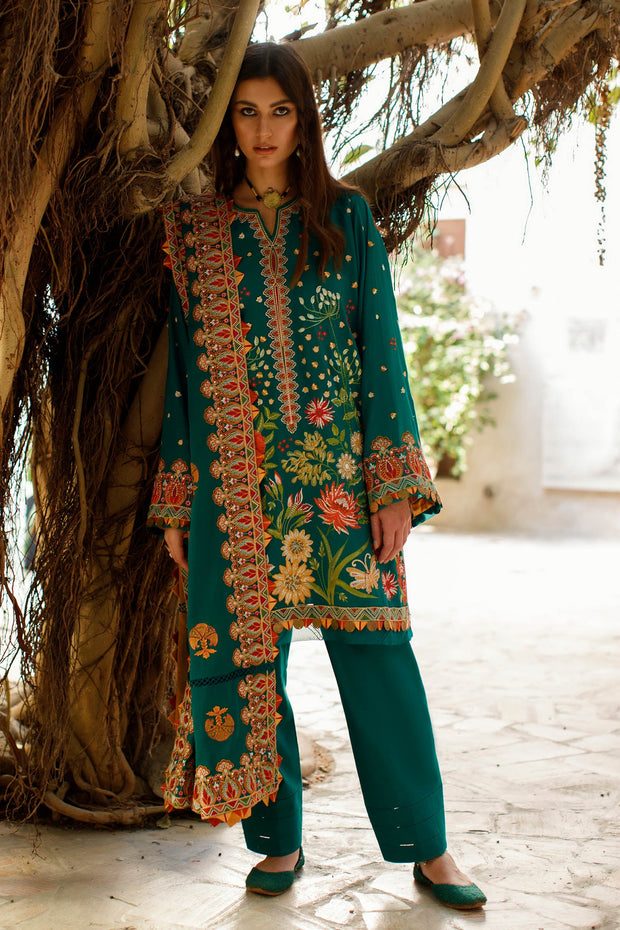 Premium Embellished Sage Green Salwar Kameez Pakistani Eid Dress ...