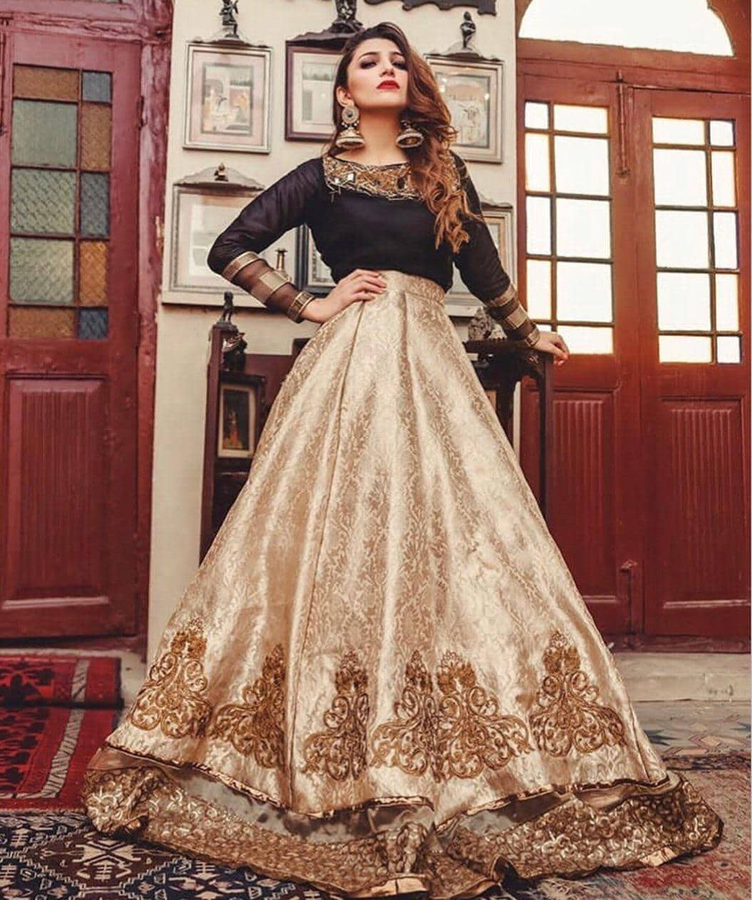 Elegant Indian bridal lehenga choli 2019 # B1971 – Nameera by Farooq