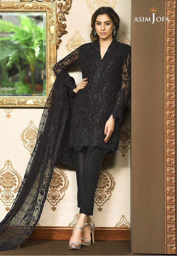 asim jofa black dress