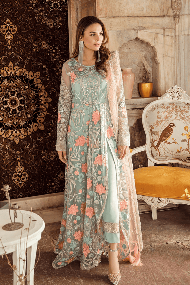 INDIAN PARTY DRESSES with Thread & Sitara Embroidery – Nameera by Farooq