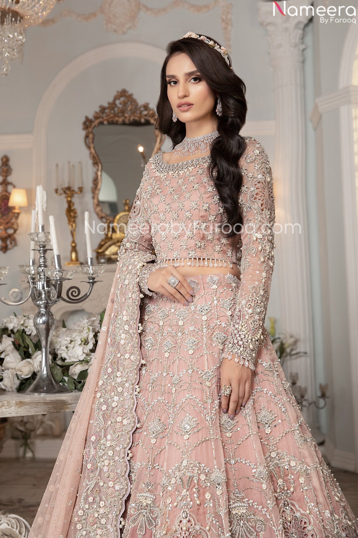 Pakistani Bridal Dresses Latest Designs Online – Nameera by Farooq