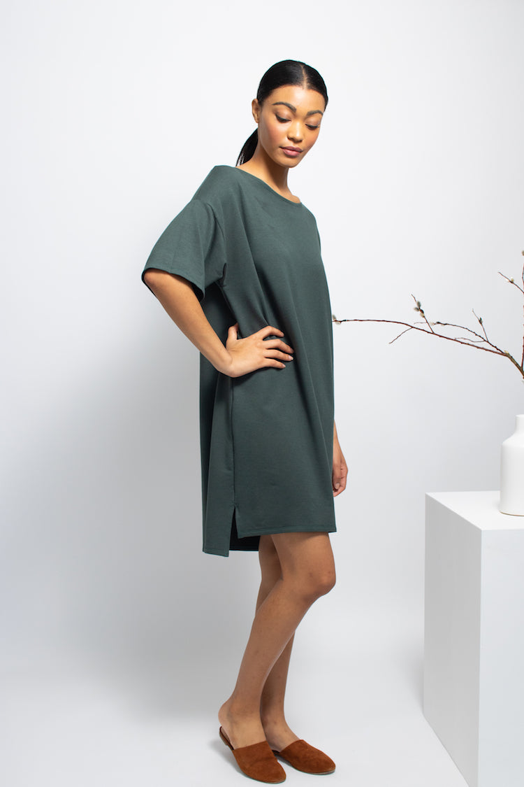 FINAL SALE: Lounge Dress - Bamboo - Pine