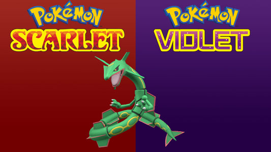 SHINY RAYQUAZA 6IV RARE Exclusive Pokemon Scarlet & Violet 