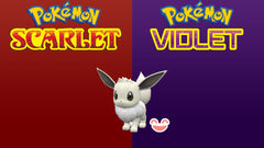 Pokemon Scarlet and Violet Marked Shiny Eevee 6IV-EV Trained