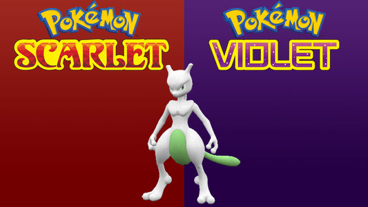 Pokemon Scarlet and Violet Shiny Mewtwo 6IV-EV Trained