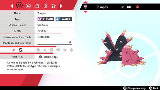 Pokemon Sword and Shield Shiny Toxel 6IV-EV Trained – Pokemon4Ever