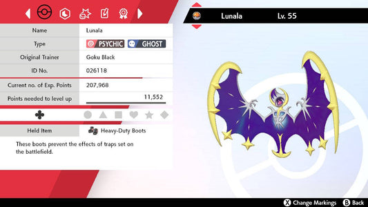 SOLGALEO LUNALA NECROZMA Shiny 6IV Events Bundle / Pokemon -  Portugal