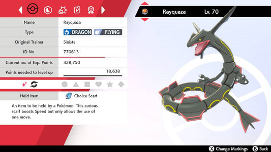 OG & Shiny Rayquaza