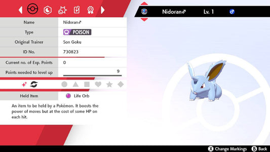 ULTRA SHINY BULBASAUR, 6IV LEVEL 1, Pokemon Sword and Shield