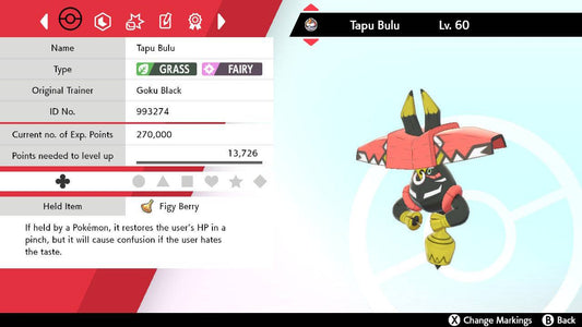 Pokemon Sword and Shield Shiny Buzzwole 6IV-EV Trained – Pokemon4Ever