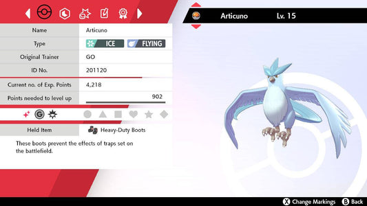 Pokemon Sword and Shield Shiny Lugia 6IV Competitively Trained