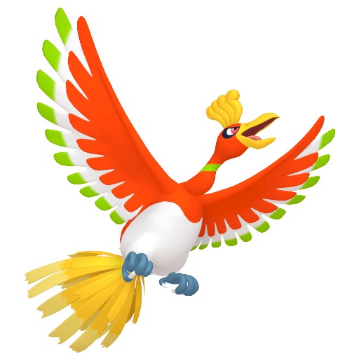 Pokemon Sword and Shield Shiny Ho-Oh 6IV Competitively Trained