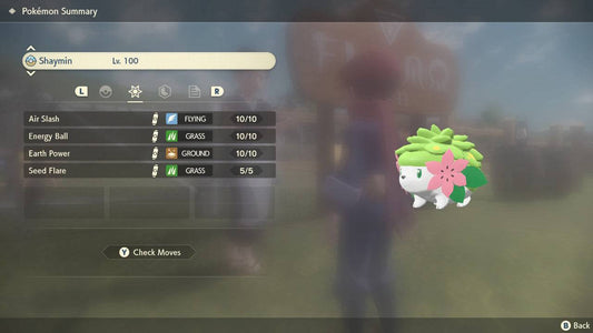 Pokemon Brilliant Diamond and Shining Pearl Shaymin 6IV-EV Trained