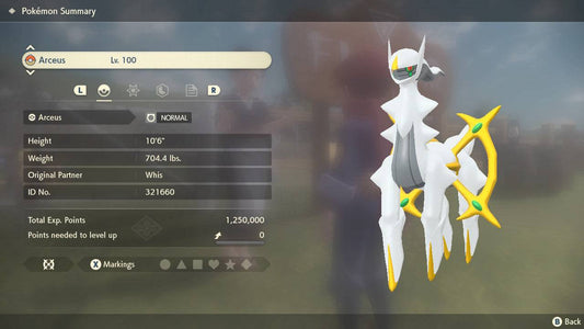 Pokemon Legends Arceus Shiny Palkia Origin Form Max Effort Levels 6IV- –  Pokemon4Ever